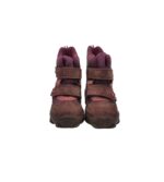 Ghete copii Elefanten, 25, piele intoarsa, material textil, visiniu , captusite - imagine 3