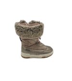 Cizme copii , 26, imitatie de piele, material textil, gri, captusite, Waterproof
