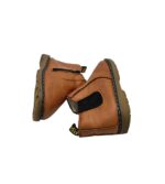 Ghete copii  23, imitatie de piele, maro , captusite - imagine 4