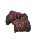Cizme copii Geox, 24, piele intoarsa, material textil, maro - imagine 4