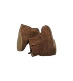 Ghete copii Zara, 25, piele intoarsa, maro - imagine 4
