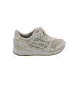 Adidasi barbati Asics, 44, material textil, piele, alb
