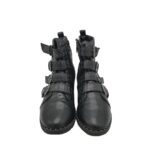 Botine dama F&F, 38, imitatie de piele, negru - imagine 3