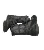 Ghete dama 38, piele intoarsa, piele, negru - imagine 4
