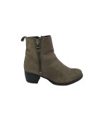 Botine dama Oxmox, 38, piele, gri