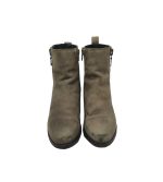 Botine dama Oxmox, 38, piele, gri - imagine 3
