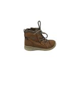 Ghete copii Ecco, 25, piele, GoreTex, maro, captusite