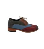 Pantofi barbati  43, imitatie de piele, multicolor