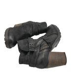 Botine dama Juice, 41, piele, gri - imagine 4