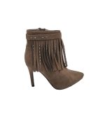 Botine dama Super Me, 40, material textil, bej