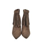 Botine dama Super Me, 40, material textil, bej - imagine 3