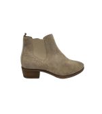 Botine dama Cox, 41, piele intoarsa, bej