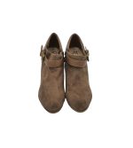 Botine dama Af, 36, material textil, bej - imagine 3