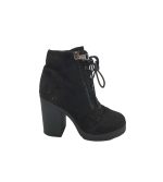Botine dama Select, 38, material textil, negru