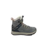 Ghete copii Quechua, 35, piele intoarsa, Waterproof, albastru, captusite