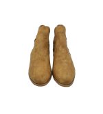 Botine dama 40, imitatie de piele, maro - imagine 3