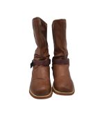 Cizme dama 36, imitatie de piele, maro - imagine 3