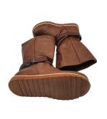 Cizme dama 36, imitatie de piele, maro - imagine 4