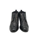 Botine dama Lasocki, 38, imitatie de piele, piele, negru - imagine 3