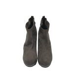 Botine dama Marco Tozzi, 38, material textil, gri - imagine 3