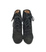 Botine dama Buffalo, 40, piele intoarsa, negru - imagine 3