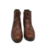 Botine dama 5Th Avenue, 37, piele, maro - imagine 3