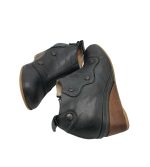 Botine dama 40, piele, negru - imagine 4