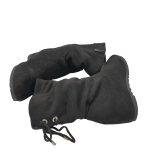 Cizme dama  38, material textil, negru (talpa falsa) - imagine 4