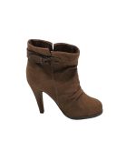 Botine dama Juliana, 37, material textil, maro
