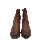 Botine dama Donna Piu, 38, piele, maro - imagine 3