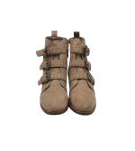 Botine dama New Look, 38, material textil, bej - imagine 3