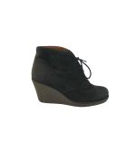 Botine dama Gabor, 38, piele intoarsa, negru