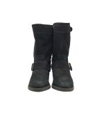 Cizme dama Desigual, 36, piele intoarsa, negru - imagine 3