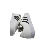 Adidasi dama Adidas VL Court, 39, imitatie de piele, alb - imagine 4