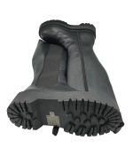 Cizme dama Boohoo, 38, imitatie de piele, material textil, negru - imagine 4
