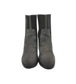 Botine dama Atmosphere, 40, material textil, gri negru - imagine 3