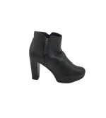Botine dama 37, piele, negru