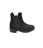Botine dama Camel Active, 38, piele intoarsa, negru