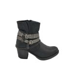 Botine dama Tamaris, 38, imitatie de piele, piele, negru