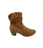 Botine dama S'Oliver, 41, material textil, maro