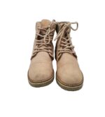 Ghete unisex Kimkai, 42, piele, bej - imagine 3