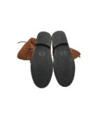 Cizme copii 27, piele intoarsa, Imblanite, maro - imagine 5