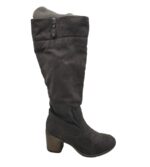 Cizme dama 41, material textil, bej